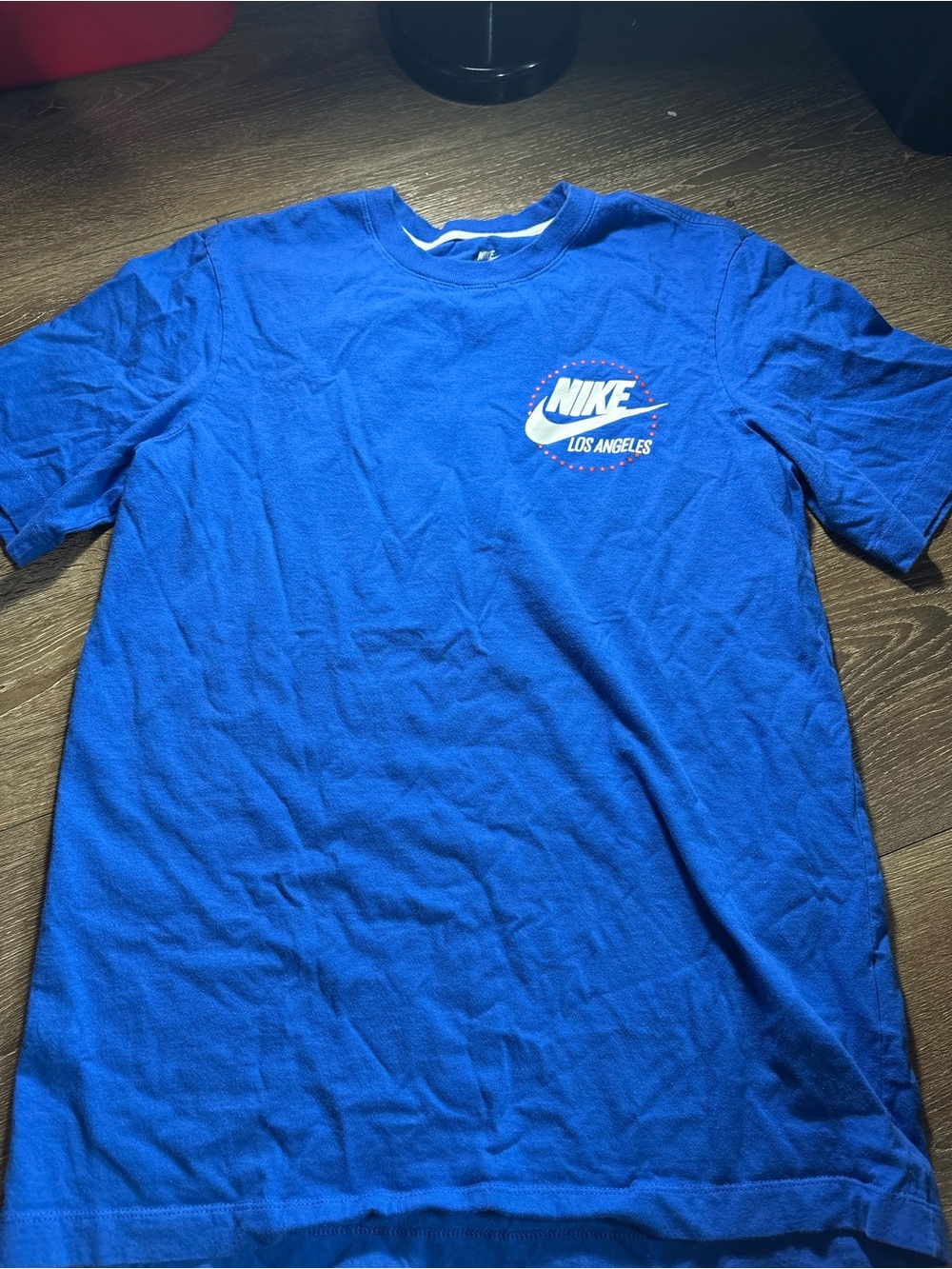 Nike Blue Los Angeles Logo Short Sleeve Tee